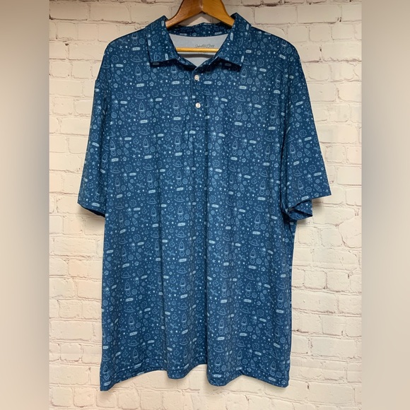 johnston gray Other - NWOT Johnston Gray Space Golf Polo Shirt Size XXL